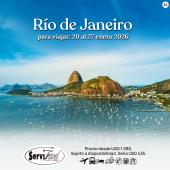 Paquete de viaje a Rio de Janeiro del 20 al 27 de enero 2026